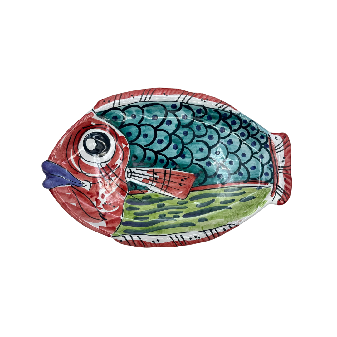 お魚プレート(楕円形)/(マッシミーノ)