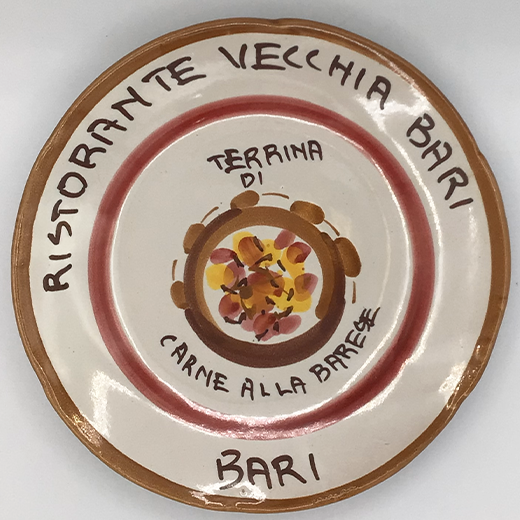 Ristorante Vecchia Bari プレート RISTORANTE VECCHIA BARI -BARI-(1981) – Splende