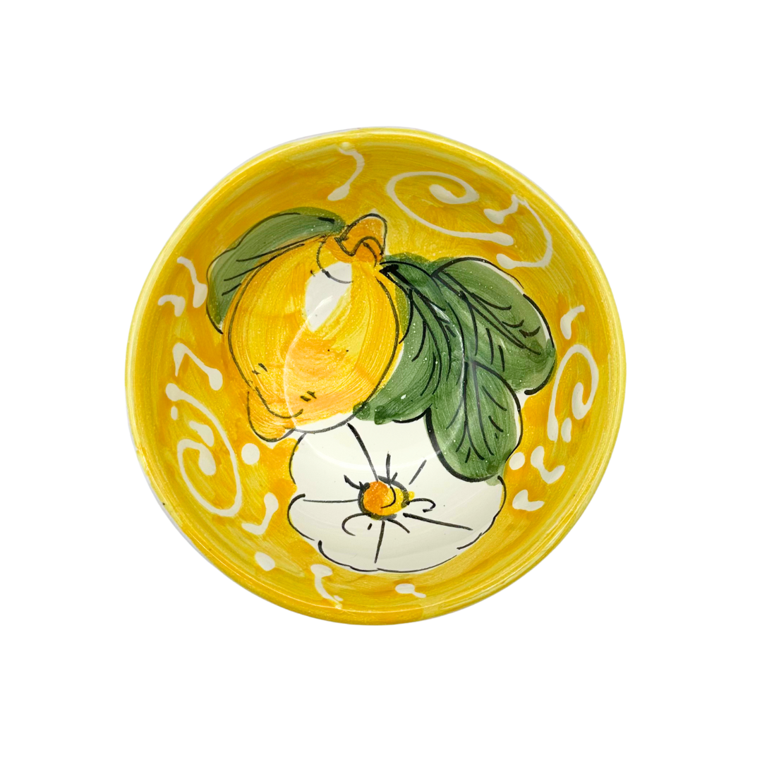 ボウル -レモン・植物柄-(チェラミックス)