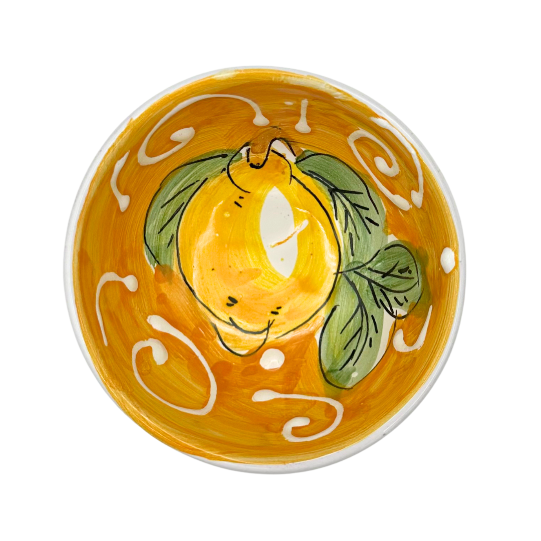 ボウル -レモン・植物柄-(チェラミックス)