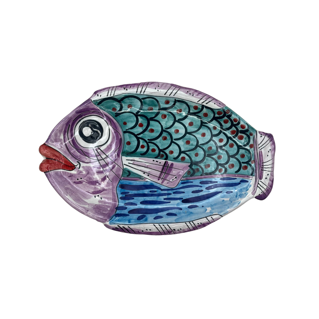 お魚プレート(楕円形)/(マッシミーノ)