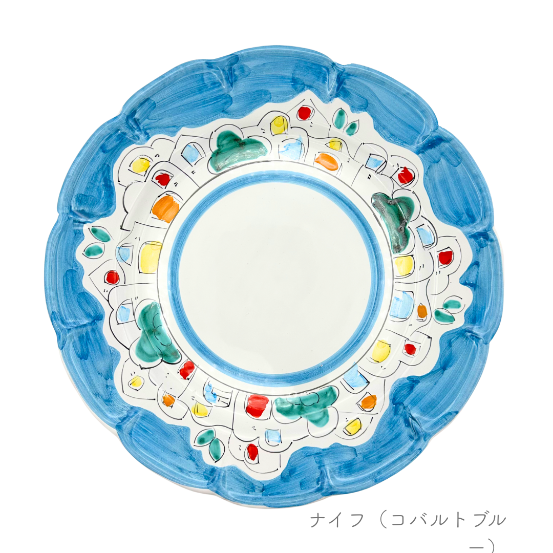 ディナープレート-植物柄-(チェラミックス)