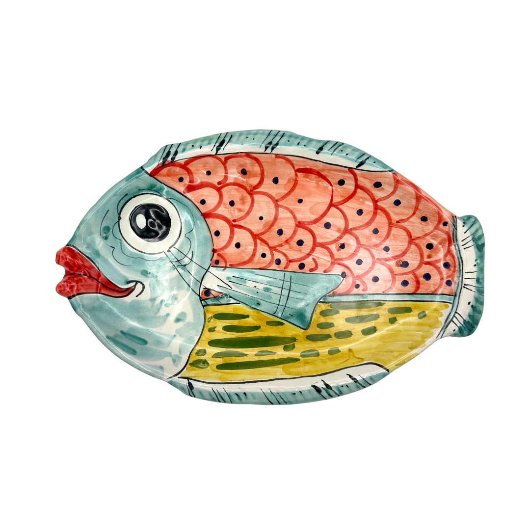 お魚プレート(楕円形)/(マッシミーノ)