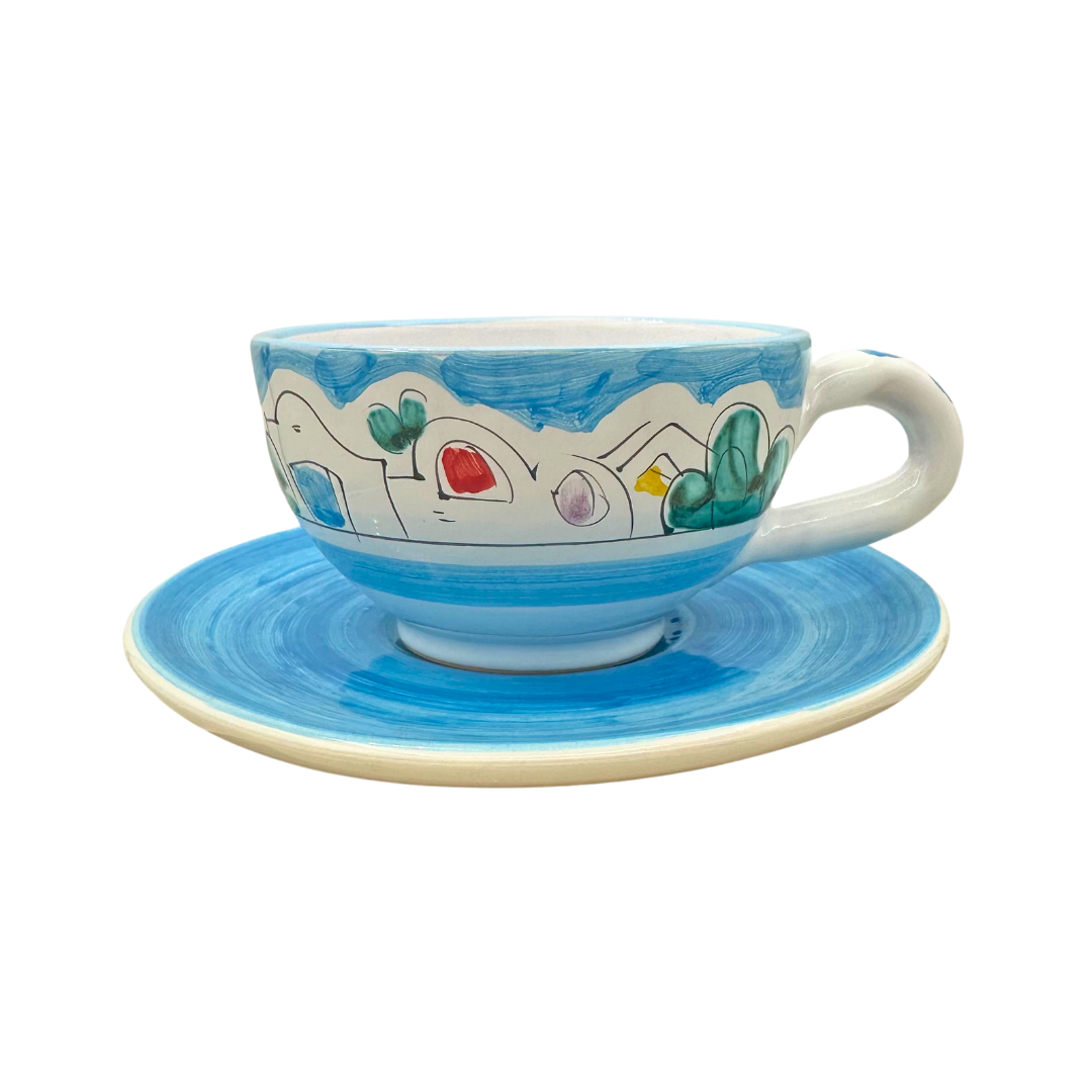 カプチーノカップ &ソーサー(チェラミックス)