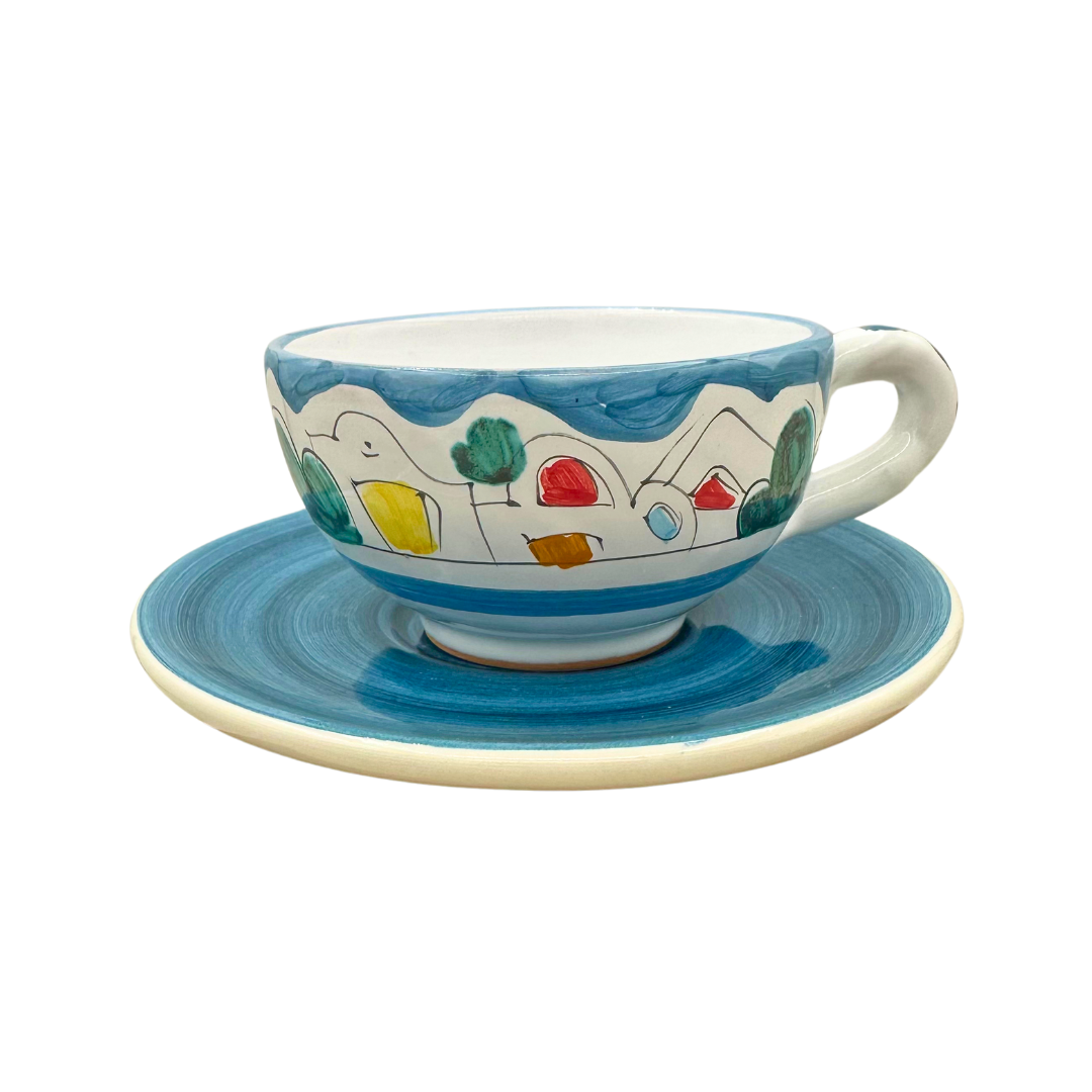 カプチーノカップ &ソーサー(チェラミックス)