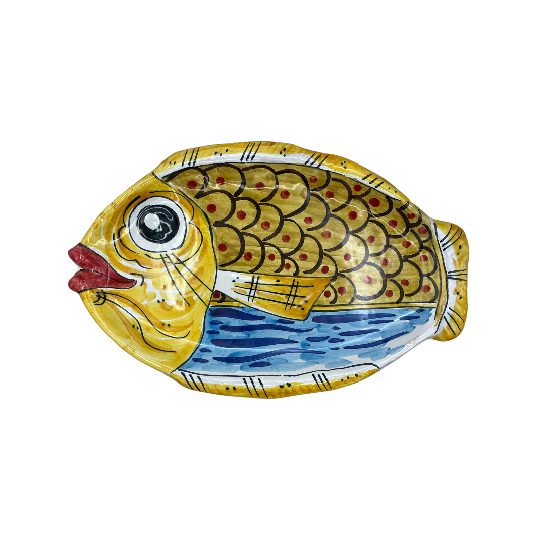 お魚プレート(楕円形)/(マッシミーノ)