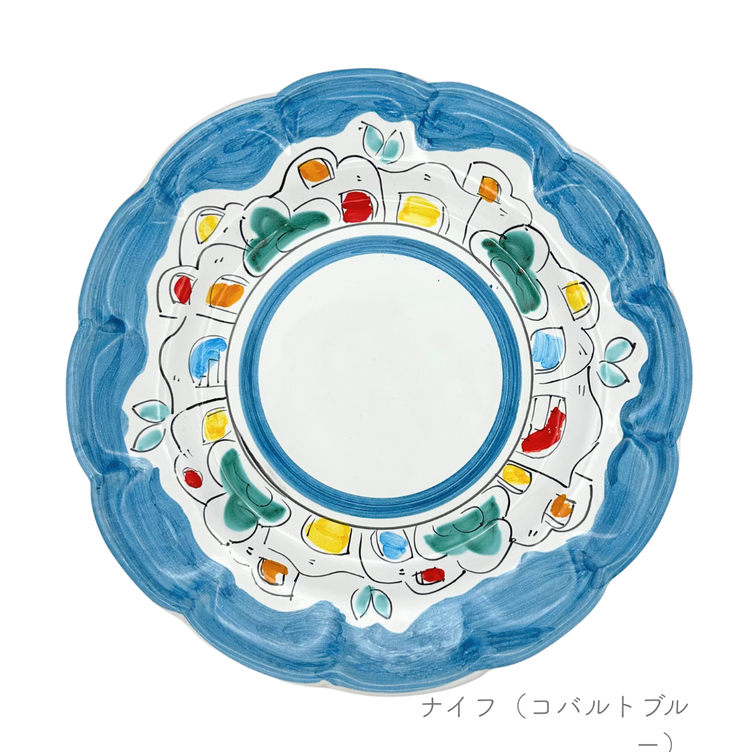 ランチプレート-植物・幾何学柄-(チェラミックス)