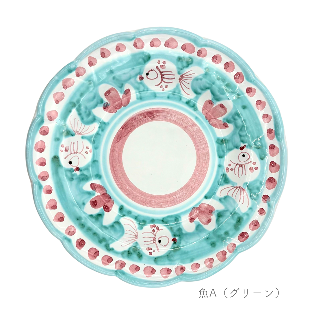 パスタプレート-生き物柄-(チェラミックス)