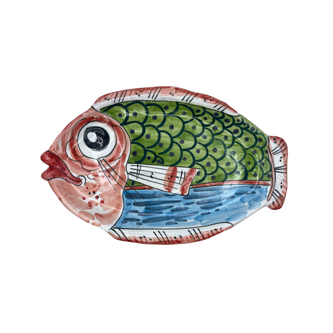 お魚プレート(楕円形)/(マッシミーノ)