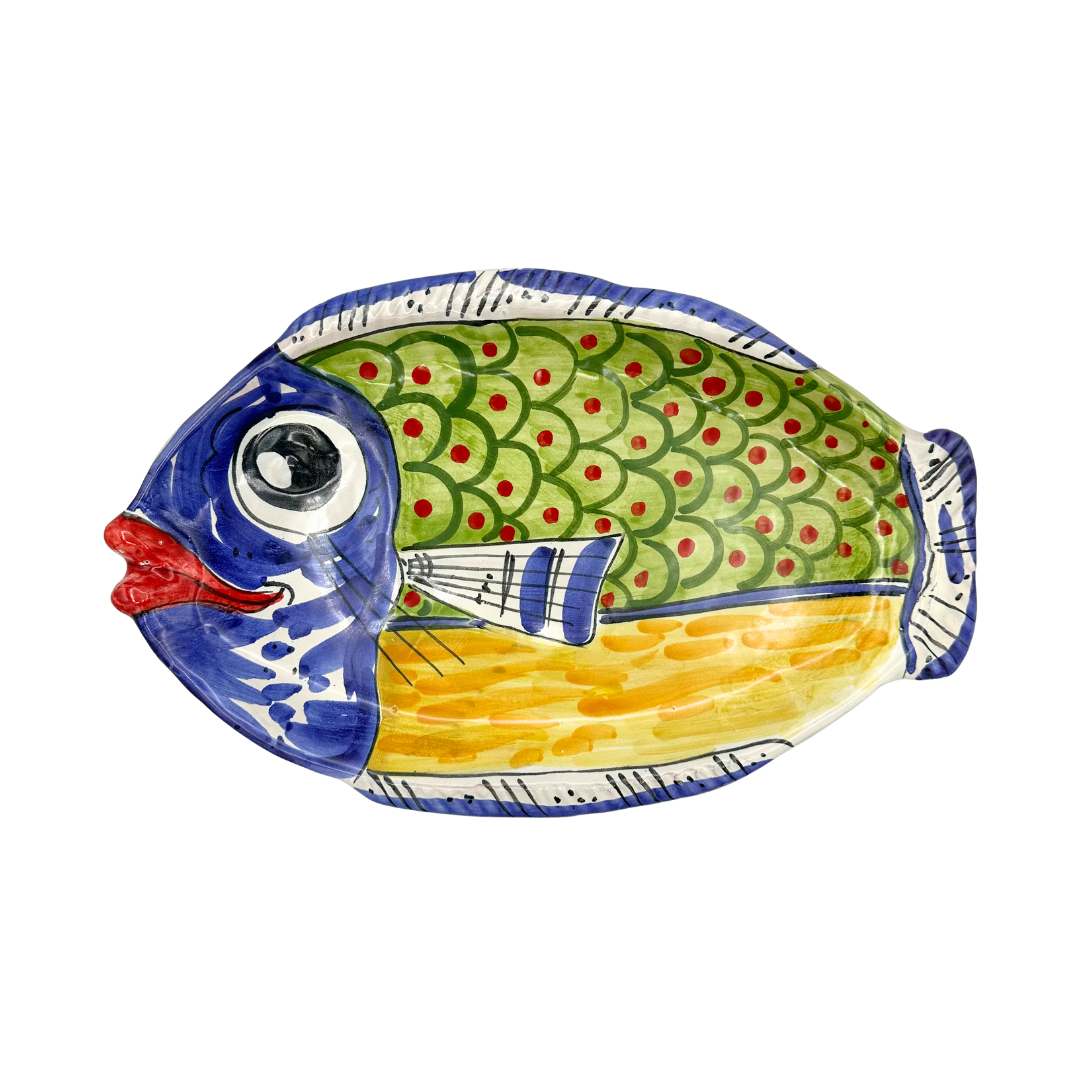 お魚プレート(楕円形)/(マッシミーノ)