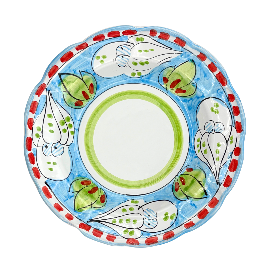 Pasta plate - Animal pattern - (Cheramix)