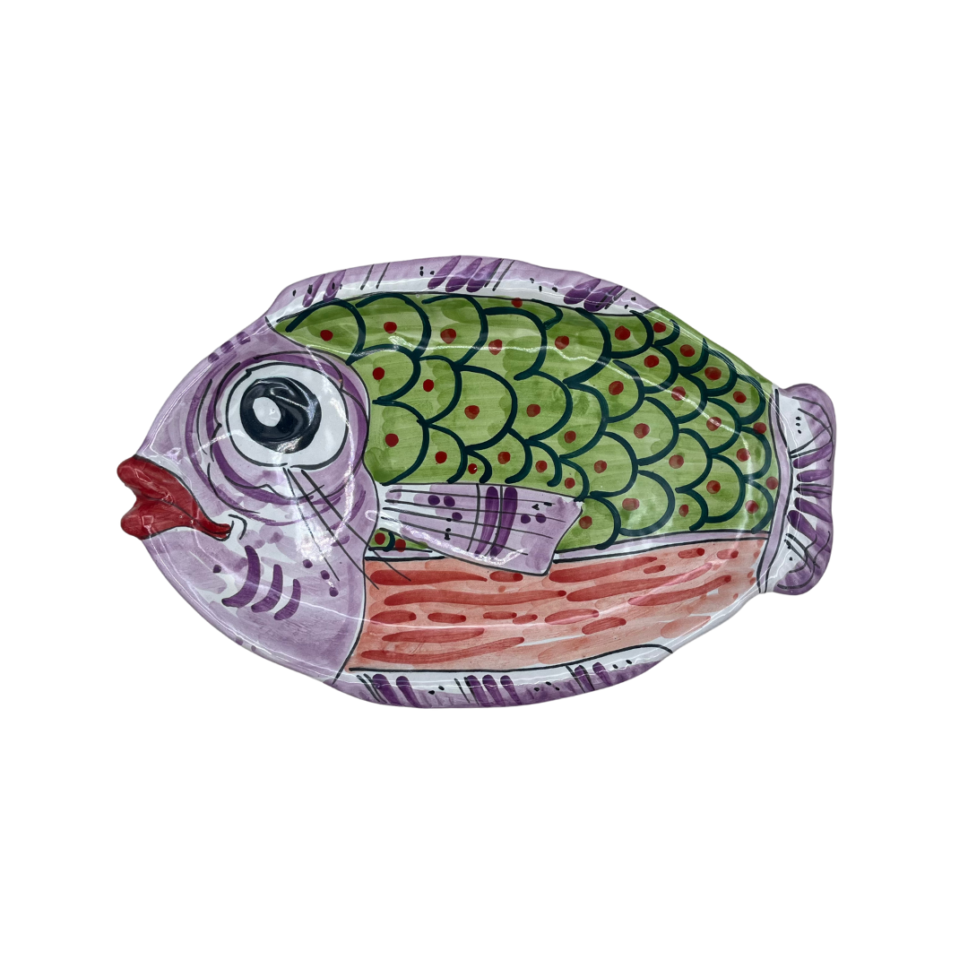 お魚プレート(楕円形)/(マッシミーノ)