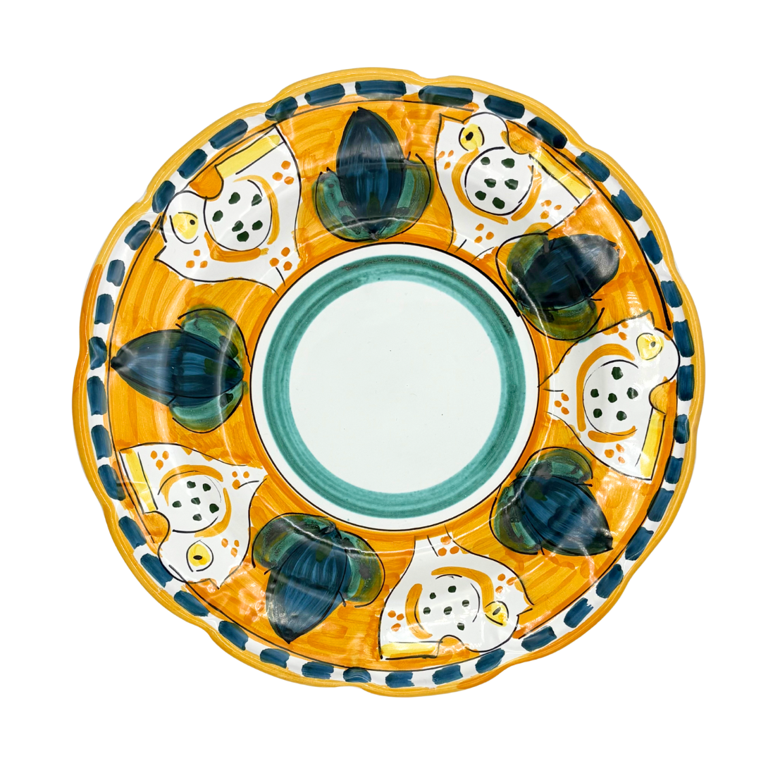 Pasta plate - Animal pattern - (Cheramix)