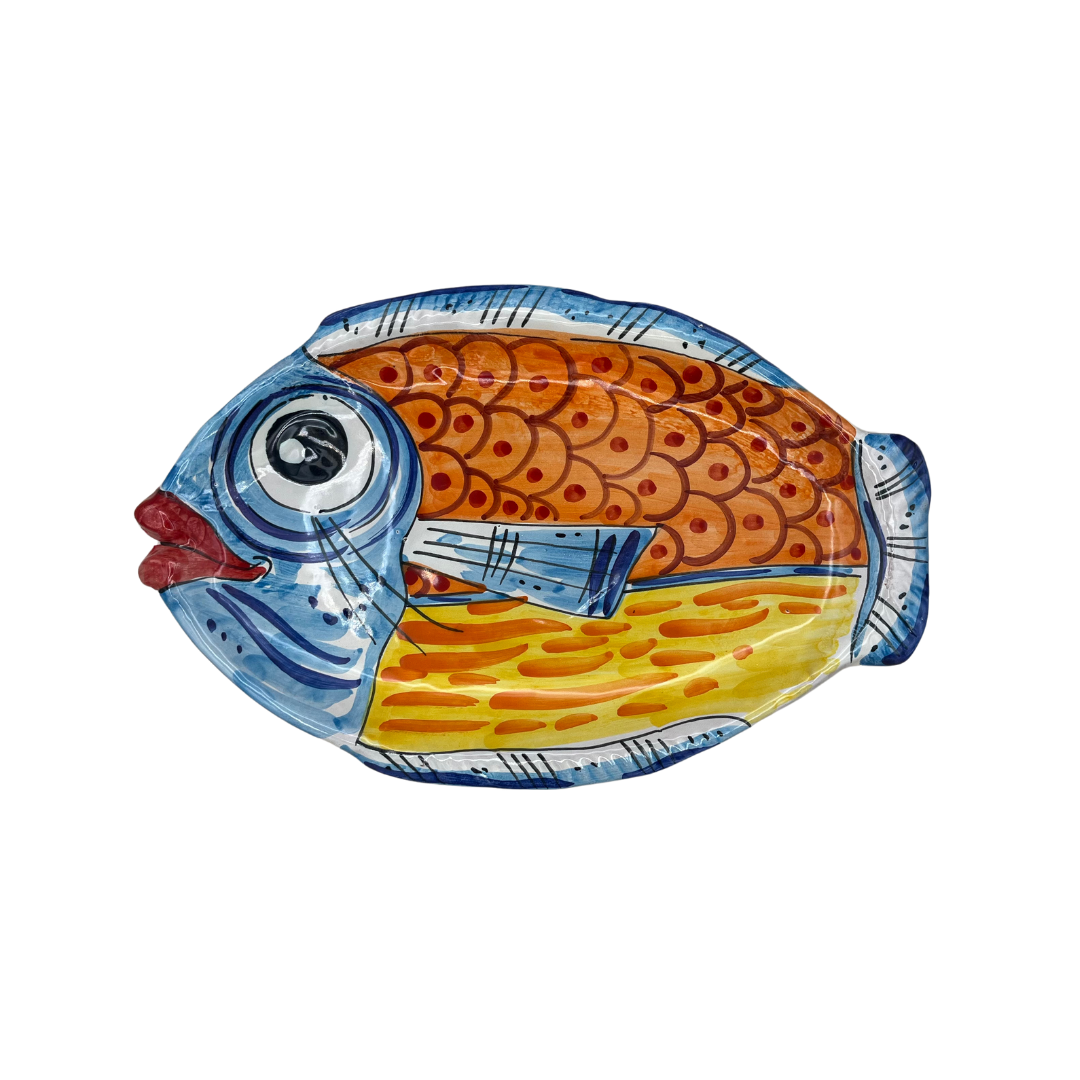 お魚プレート(楕円形)/(マッシミーノ)