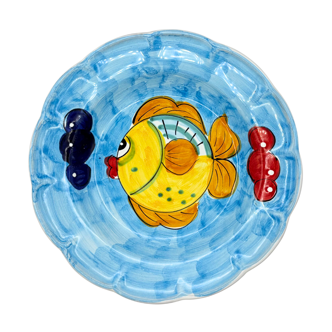 Pasta plate - Animal pattern - (Cheramix)