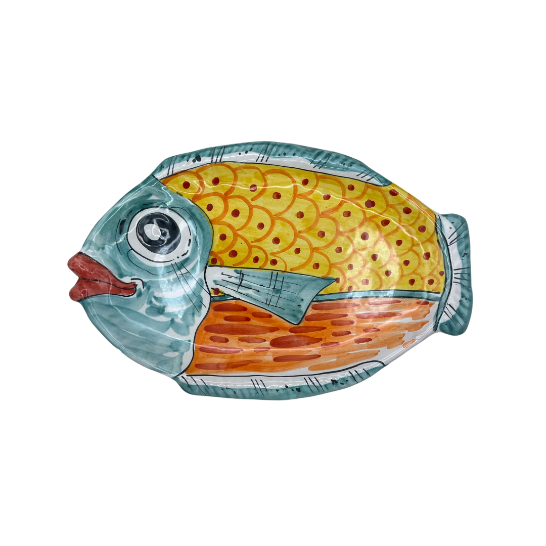 お魚プレート(楕円形)/(マッシミーノ)