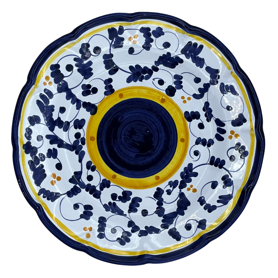 Lunch Plate - Plant Pattern - (Cheramix)