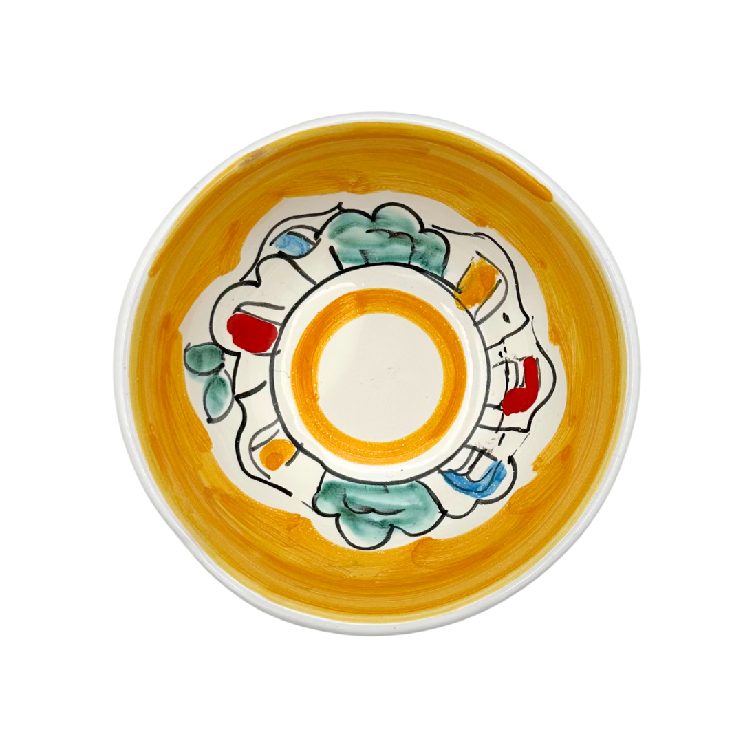 ボウル -レモン・植物柄-(チェラミックス)