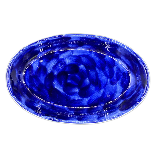 オーバル(楕円形)21cm -モノコローレ-(チェラミックス)