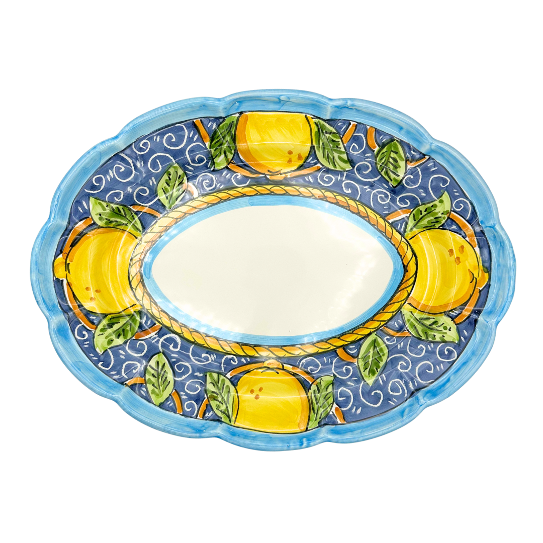 Oval - Vietri type - 31cm