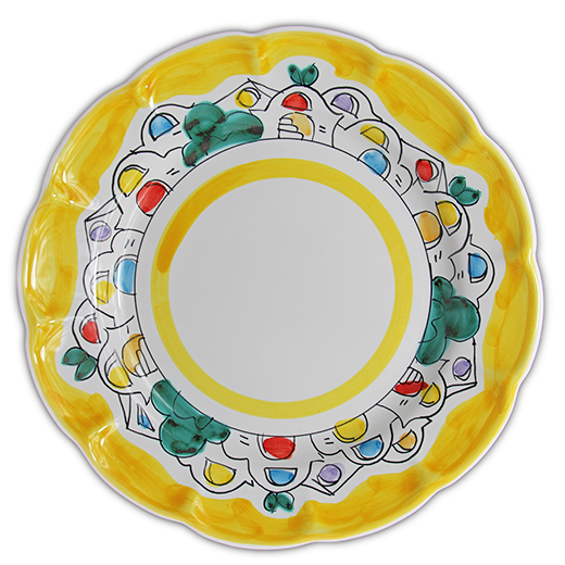 Lunch Plate - Plant Pattern - (Cheramix)