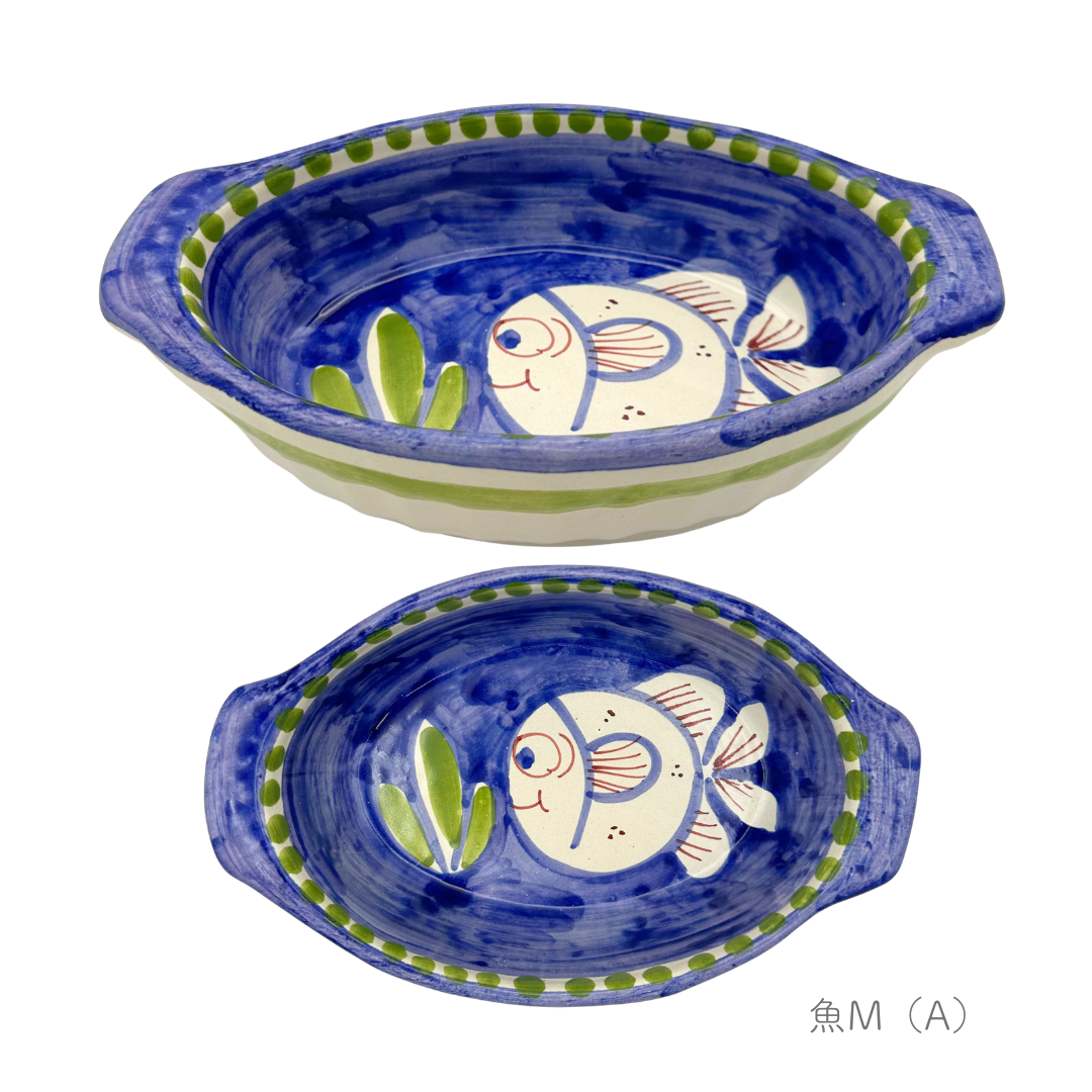 グラタン皿 - テガミーノ・楕円-（マッシミーノ）