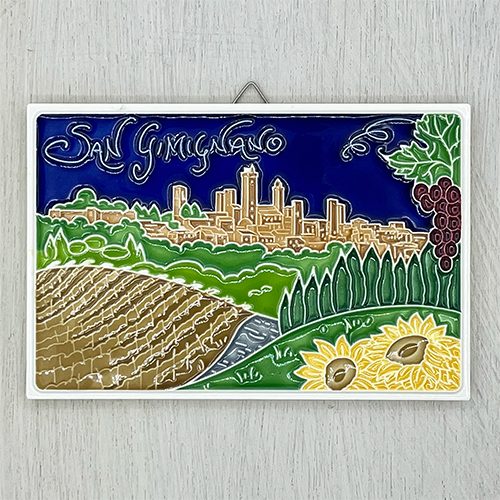 Ceramic painting -Tuscany-