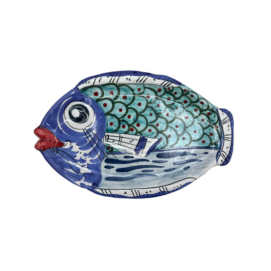 お魚プレート(楕円形)/(マッシミーノ)