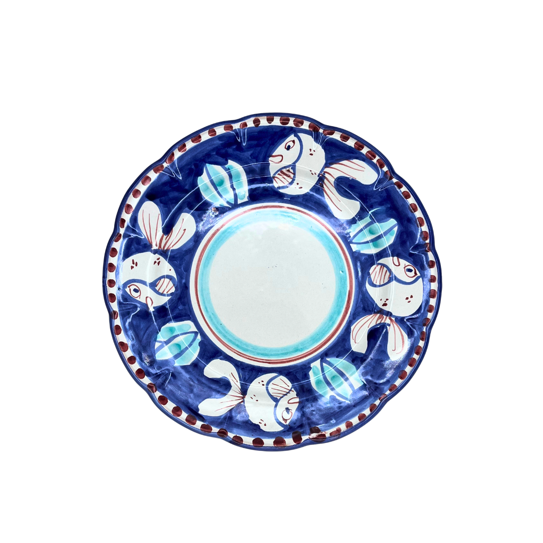 Dinner plate - Vietri type - (Massimino)