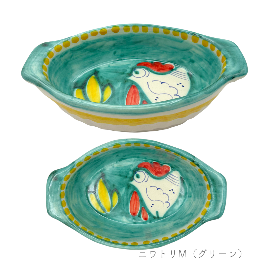 グラタン皿 - テガミーノ・楕円-（マッシミーノ）