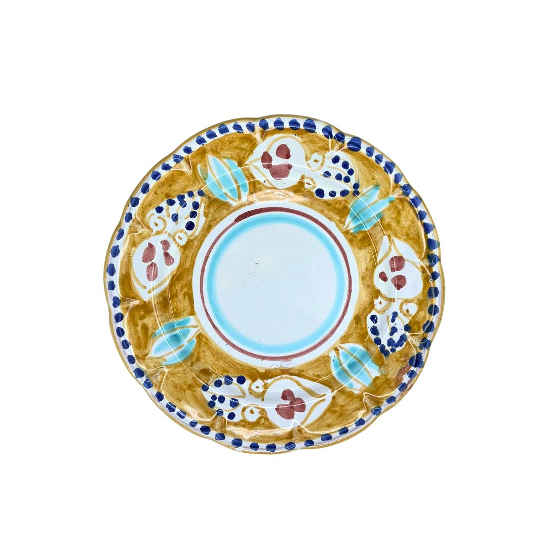 Dinner plate - Vietri type - (Massimino)