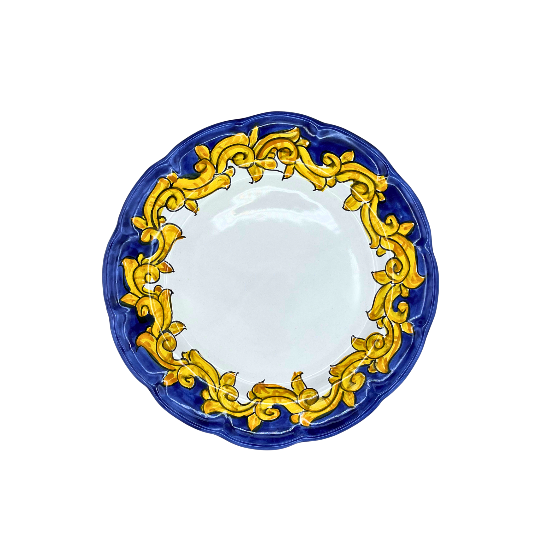 Dinner plate - Vietri type - (Massimino)