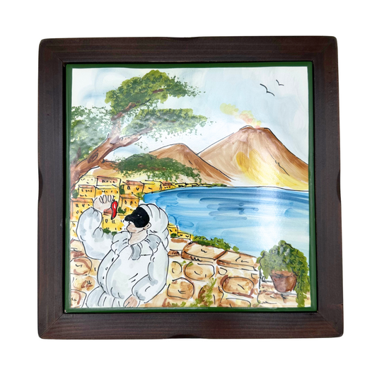 Tile (with wooden frame)