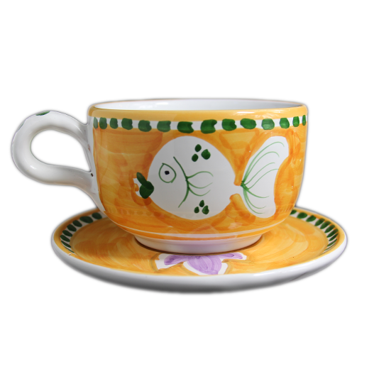 Latte cup and saucer (Cheramix)