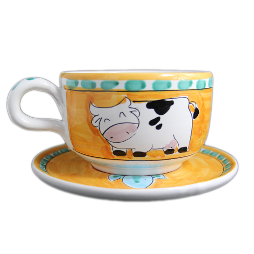 Latte cup and saucer (Cheramix)