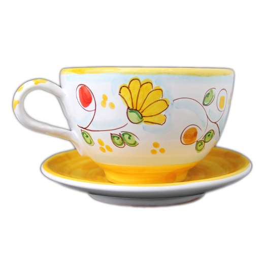 Latte cup and saucer (Cheramix)