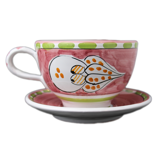 Latte cup and saucer (Cheramix)