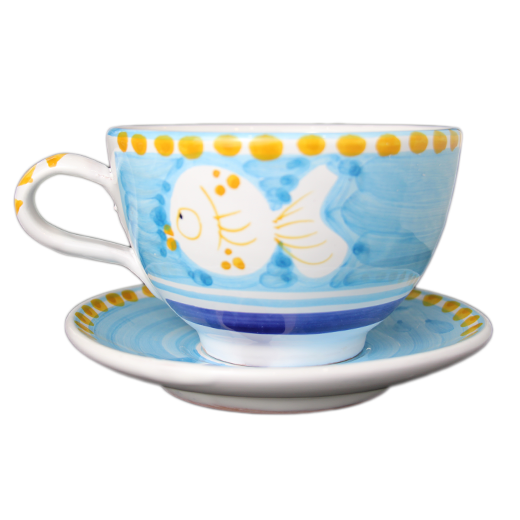 Latte cup and saucer (Cheramix)