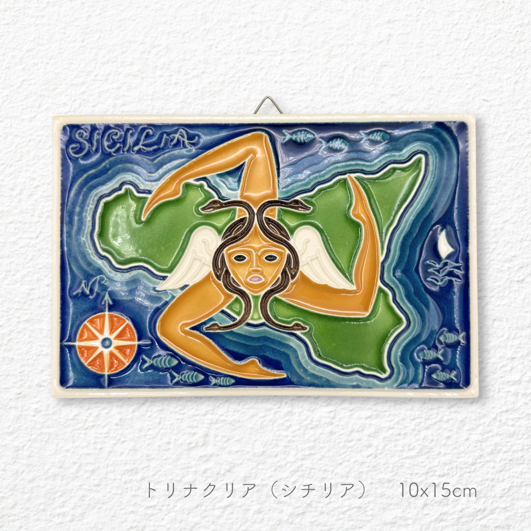 Ceramic painting -Sicily Autonomous Region-