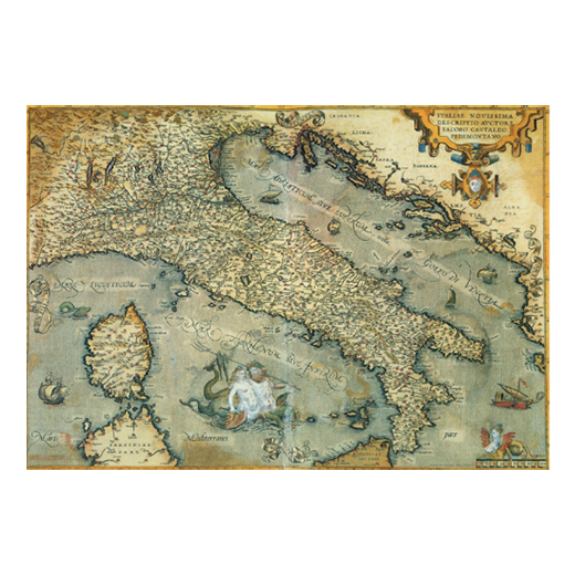 MAPPA ITALIA (Old Map of Italy)