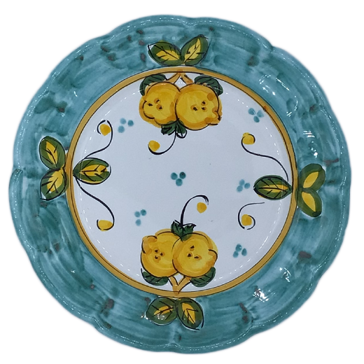 Lunch Plate - Plant Pattern - (Cheramix)