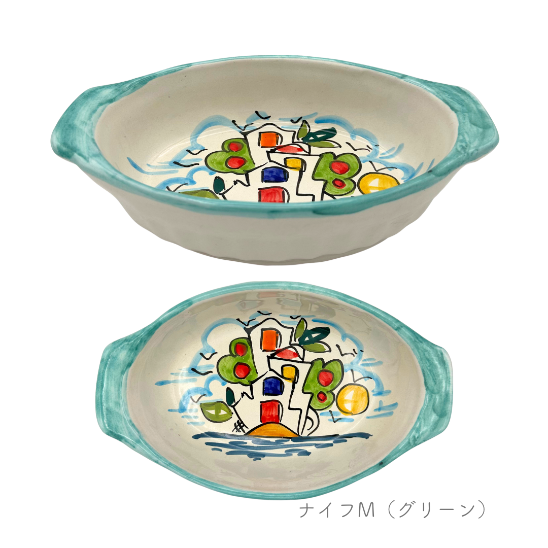 グラタン皿 - テガミーノ・楕円-（マッシミーノ）