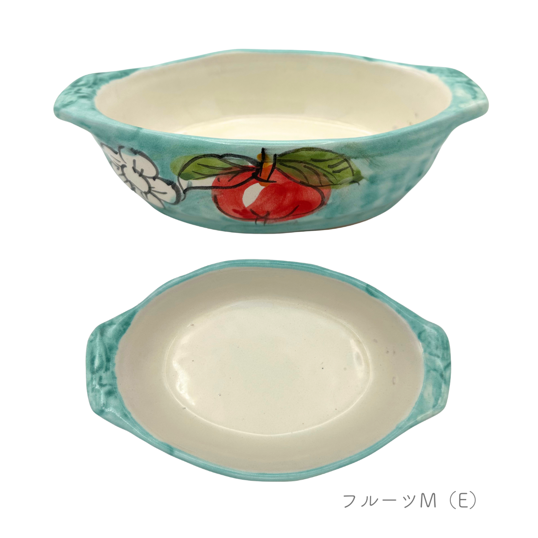 グラタン皿 - テガミーノ・楕円-（マッシミーノ）