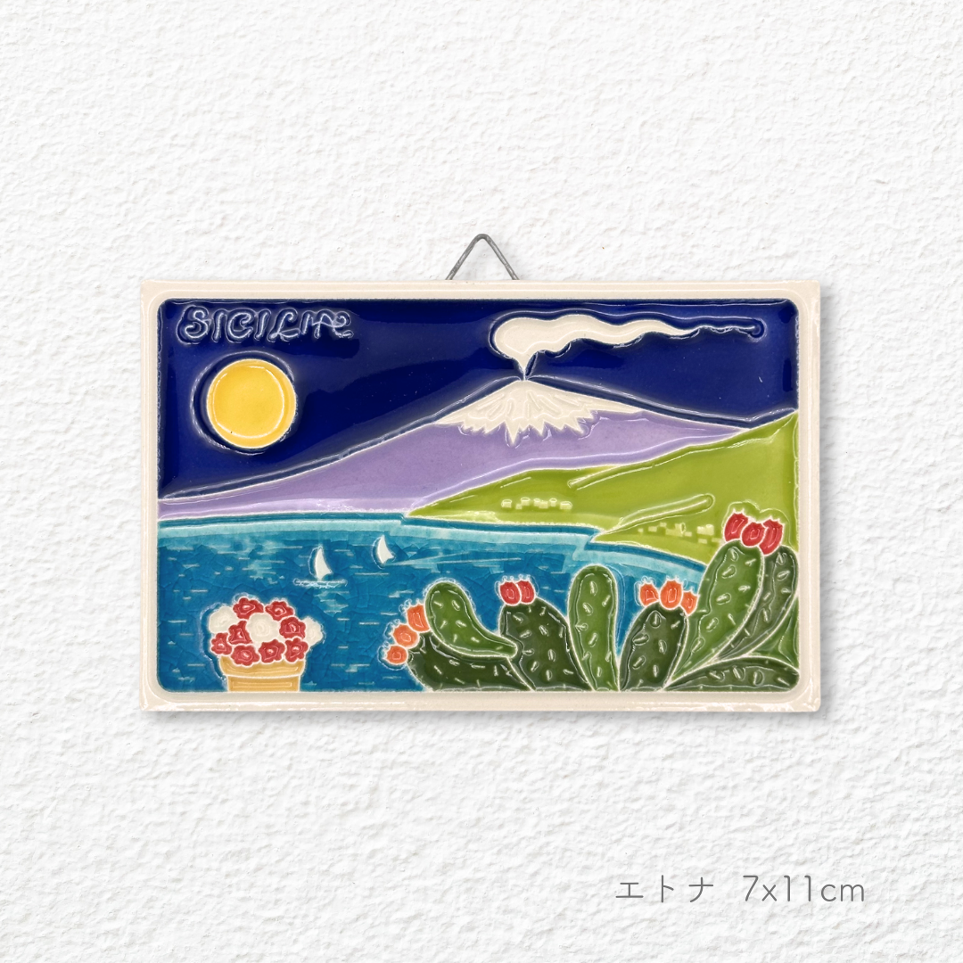 Ceramic painting -Sicily Autonomous Region-