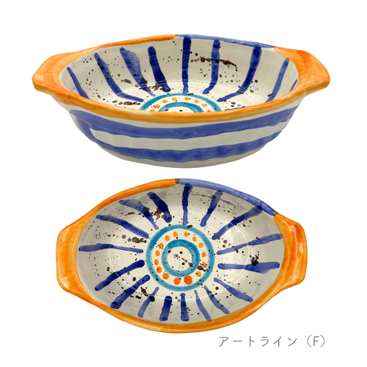 グラタン皿 - テガミーノ・楕円-（マッシミーノ）