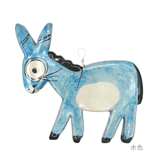 オブジェ ロバ -壁掛けタイプ - （マッシミーノ）