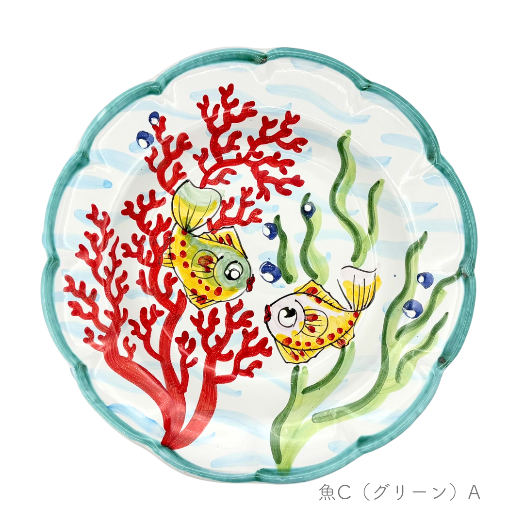 パスタプレート-生き物柄-（チェラミックス）