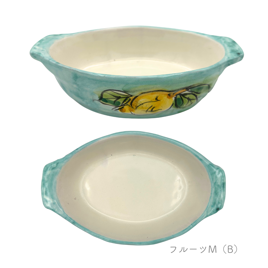 グラタン皿 - テガミーノ・楕円-（マッシミーノ）