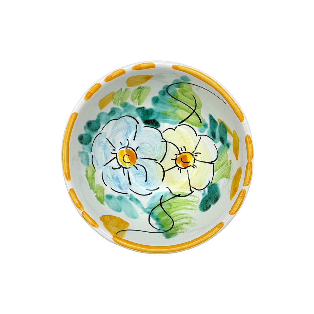 ボウル -レモン・植物柄-（チェラミックス）