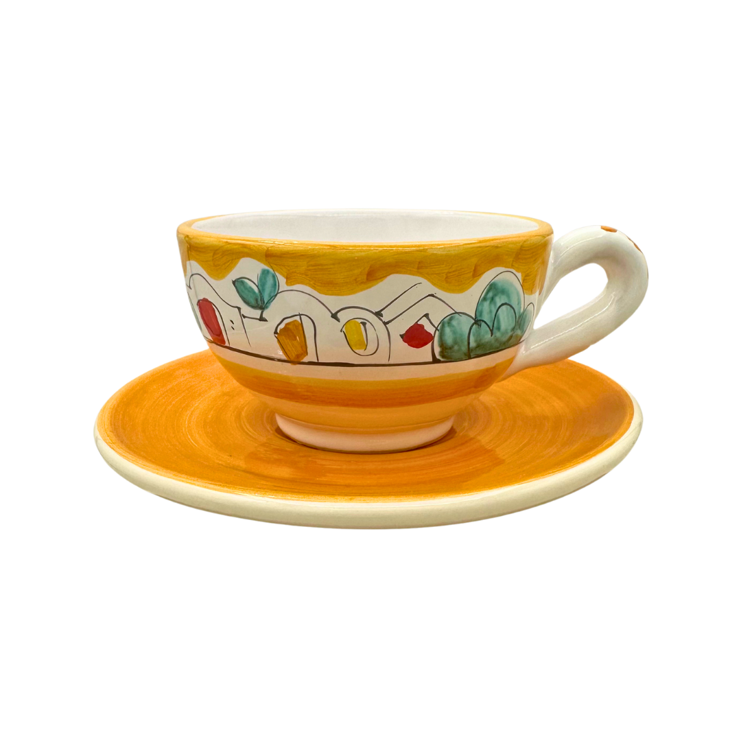 Cappuccino cup and saucer (Cheramix)